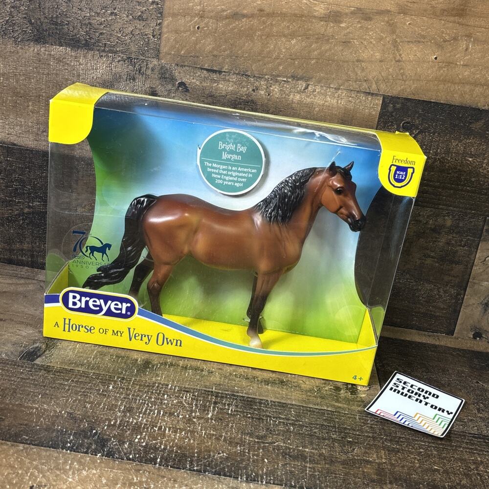 BREYER Bright Bay MORGAN Brown Horse “A Horse Of My Own” 964 70th Anniversary